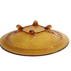 Vintage Amber Persglas Schaal, Jaren '50 | Kerst thumbnail 4