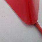Mawa Design Vintage Jaren 80 Vlieger Lamp Rood. thumbnail 8