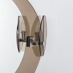 Mid-century Modern Italian Wall Mirror With Sconces From VECA 1960s thumbnail 7