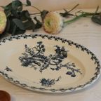 Ovale Schaal, Ironstone, Gien, Chardons Model thumbnail 5