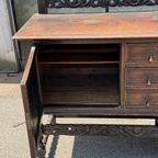 Jacobean Style Carved Oak Sideboard thumbnail 7