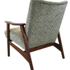 Vintage Fauteuil 'schagen' Midcentury New Upholstery thumbnail 7