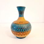 Vintage Terracotta Vaasje Kitsch Retro Vaas Keramirk thumbnail 2