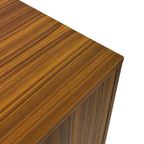 Vintage Kastje Compact Plak Fineer Jaren 70 Design thumbnail 8