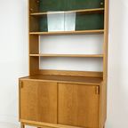 Scandinavisch Vintage Eiken Fineren Buffetkast Kvarnasen thumbnail 3
