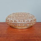 Glazen Plafondlamp Met Bubbelglas, Helena Tynell, Limburg, 1970 thumbnail 12