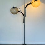 Vintage Dijkstra Dubbele Boog Vloerlamp thumbnail 9