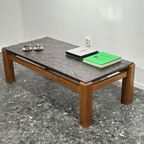 Vintage Bauhaus Brutalistisch Japandi Salontafel thumbnail 2