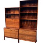 Vintage Wandmeubel Boekenkast Palissander Jaren 70 Design thumbnail 2