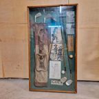 Vintage Vitrinekast Kijkkast Golf Golftas Sticks Vitrine thumbnail 3