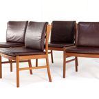 Set 4 Japanse Stoelen Eetkamerstoelen Hita Kogei Vintage thumbnail 7