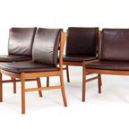 Set 4 Japanse Stoelen Eetkamerstoelen Hita Kogei Vintage thumbnail 4