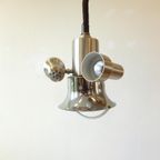 Vintage Herda Lamp Hanglamp Chroom Jaren 60 thumbnail 7