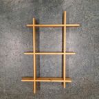 Vintage Wandrekje Letterbak Wandrek Houten Rekje thumbnail 5
