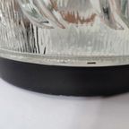 Vintage Plafondlamp Plafonnière Wandlamp Glas Organisch thumbnail 11