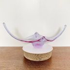 Murano Schaal - Organisch Glas - Lila thumbnail 5