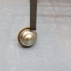 Vintage Sidetable Bijzettafel Op Wieltjes thumbnail 5