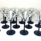 Vintage Coupés Cocktailglas Zwarte Voet thumbnail 2