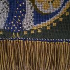 Vintage Wollen Wandkleed Met Pauw Muurkleed thumbnail 5
