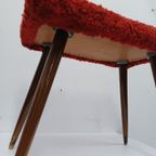Footrest Fluffy Light Red thumbnail 3