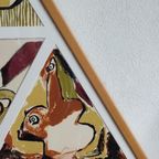 Francis Hoogland Litho 4 Zeefdruk Figuratief Driehoek Cobra thumbnail 4
