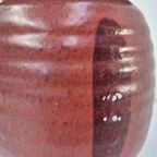 Red Piet Knepper For Mobach Vase, Modernist Dutch, Utrecht thumbnail 5