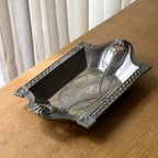 Vintage Art Nouveau Pewter Tray thumbnail 3