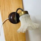 Antiek Messing Tulp Lampje thumbnail 6