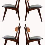 Set Van 4 Louis Van Teeffelen Stavanger Eetkamerstoelen - Topform, Webe, 1960S thumbnail 2