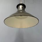 Franse Middelgrote Zwart Emaille Hanglamp thumbnail 9