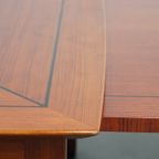 In Goede Staat Verkerende Art Deco Schuitema Design Salontafel Met Uitschuifbare Delen thumbnail 14
