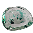 Kristalunie Maastricht - Max Verboeket - Geslingerde Kleuren Van Helder Glas Met Groen - 60's thumbnail 4