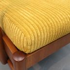 Fauteuil Farstrup Nieuwe Stoffering Okergele Rib thumbnail 5