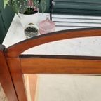 Antieke Art Deco Spiegel Xl Houten Badkamerspiegel Jr 20 thumbnail 7