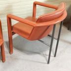 Set Van 4 Leolux Cachucha Leren Stoelen, Hugo De Ruiter thumbnail 5