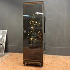 Vintage Chinese Kast Vogels, Bloemen Bladgoud Bohemian Kast / Oosterse Kast / Chinese Cabinet thumbnail 3