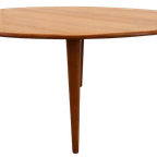A. Mikael Laursen Xxl Salontafel Tafel 'bybjerg' Vintage Teak Deens thumbnail 2
