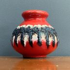 Schlossberg West Germany Fat Lava Vase 1960S thumbnail 4