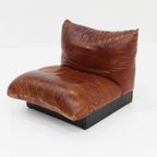 Vintage Italiaanse Leren Fauteuil 1970S thumbnail 5