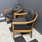 Set Of Two Wilhem Knoll Chairs 1960S thumbnail 11