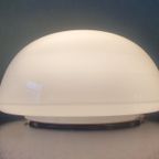 Antieke Witte Opaline Plafondlamp - Frankrijk - Jaren 30 -40 thumbnail 8