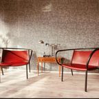 2X Danish Design- Afteroom Lounge Chair, Cognac Leather, Menu thumbnail 3