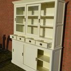 Witte Vitrine Servies Kast thumbnail 5