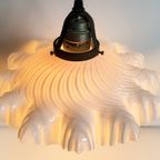 Art Deco Hanglamp Frans Opaline Glas thumbnail 5
