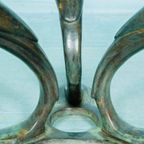 Bonzen Salontafel, Peacock. Hollywood Regency Tafel. Vintage thumbnail 8