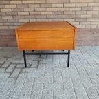 Jaren 60 Teakhouten Salontafel Met Klep thumbnail 10