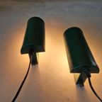 2 Postmoderne Vintage Minimalistiche Bed Lampjes thumbnail 5