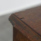 Prachtige Antieke Engelse Eikenhouten Ladekast Uit De 18e Eeuw Met Originele Details thumbnail 13