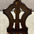 Fine William Iv Pierced And Carved Mahogany Shield Back Hall Chair thumbnail 7