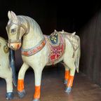Houten Decoratieve Paarden. thumbnail 5